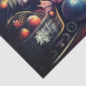 Hard Pastel Drawing Christmas Scene 薄葉紙 (詳細)