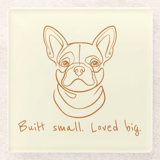 Hard plastic coaster ガラスコースター (正面)