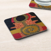 Hard plastic coaster コースター (左側)