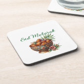 Hard plastic coaster-Eid Mubarak Tableware コースター (左側)