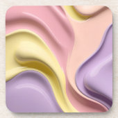 Hard plastic coaster in stylish graphic コースター (正面)