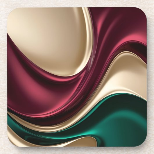 Hard plastic coaster in stylish graphic コースター (正面)