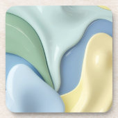 Hard plastic coaster in stylish graphic コースター (正面)