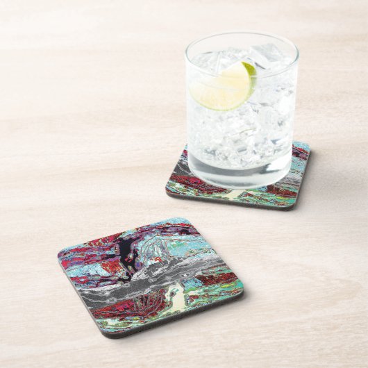 Hard Plastic Coaster – Strata Pulse コースター (右側)