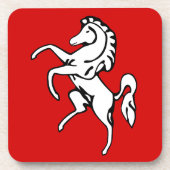 Hard plastic coaster with flag of Kent County コースター (正面)