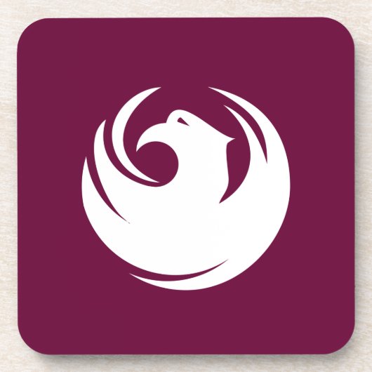 Hard plastic coaster with flag of Phoenix City コースター (正面)