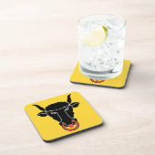Hard plastic coaster with flag of Uri, Switzerland コースター (右側)