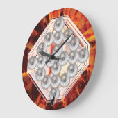 Hard Rock ラージ壁時計 (傾斜)