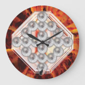 Hard Rock ラージ壁時計 (正面)