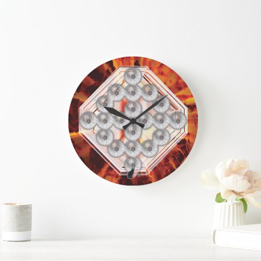 Hard Rock ラージ壁時計 (ホーム)