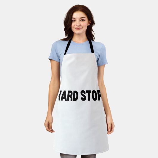 Hard Stop | Professional Studio  エプロン (着用した状態)