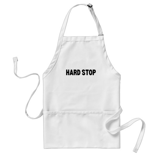 Hard Stop | Professional Studio  スタンダードエプロン (正面)