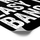 Hard To Kill Easy To Bang Funny Sarcasm Humor  ポスター (角)