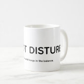 Hard work  コーヒーマグカップ (正面右)