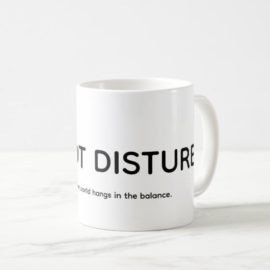 Hard work  コーヒーマグカップ (正面右)