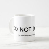 Hard work  コーヒーマグカップ (正面左)