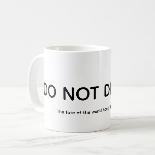 Hard work  コーヒーマグカップ (正面左)