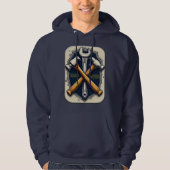 Hard Work Tools Worker Pride Labor Day Design パーカ (正面)