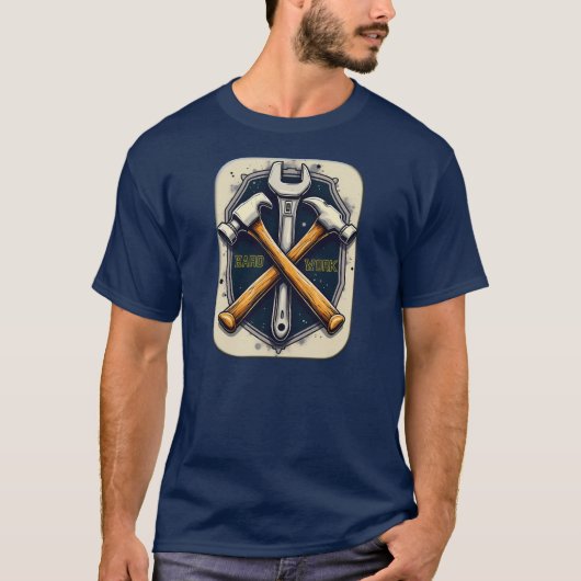 Hard Work Tools Worker Pride Labor Day Design Tシャツ (正面)