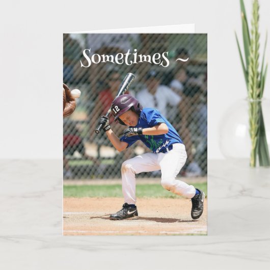 HARDBALL ENCOURAGEMENT CARD サンキューカード (正面)