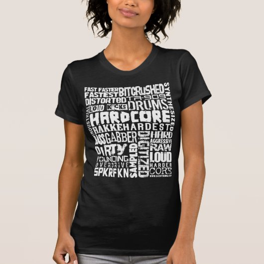 Hardcore01白 Tシャツ (正面)