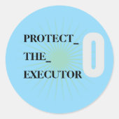 Hardcore AI Agent Monospace Text 3 ラウンドシール (正面)