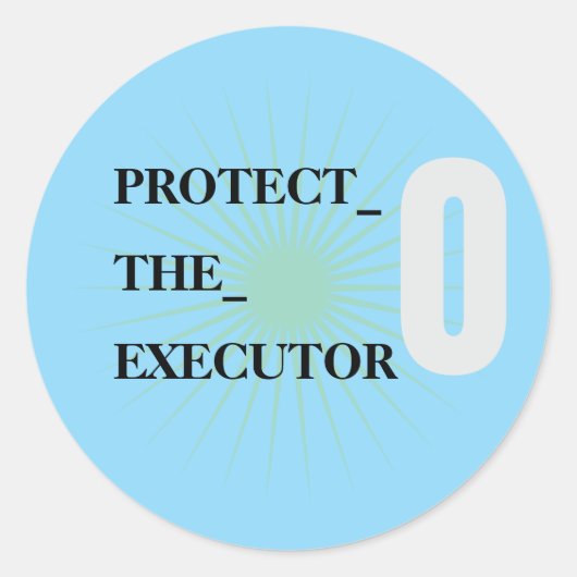 Hardcore AI Agent Monospace Text 3 ラウンドシール (正面)