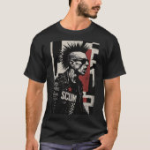 Hardcore Punk Rebel Portrait Tシャツ (正面)