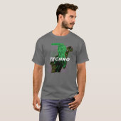 Hardcore Rave Music Raver 90s EDM DJ Rave gift Tシャツ (正面フル)