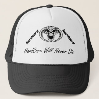 hardcore will never die  trucker cap キャップ