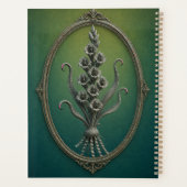 Hardcover Notebook with Surreal Gladiolus プランナー手帳 (裏面)