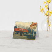 Hardee's Western Blvd. Raleigh N.C. 1980s カード (黄色い花)