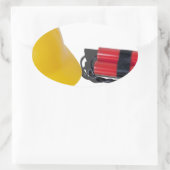 HardHatDynamite052714.png 楕円形シール (バッグ)