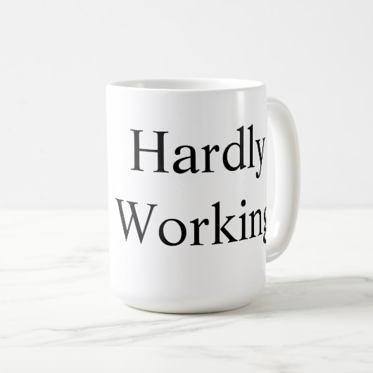 Hardly Working マグカップ (正面右)