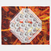 HardRock Vertical フリースブランケット (正面(横))