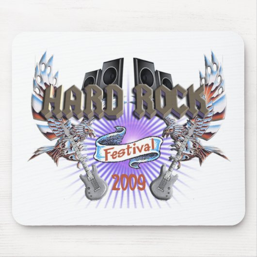 HardrockFestival マウスパッド (正面)