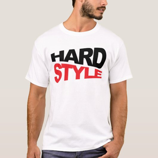 Hardstyleのゆがみ Tシャツ (正面)