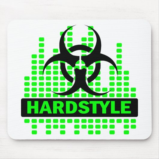 Hardstyleのテンポのデザイン マウスパッド (正面)