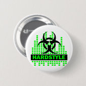 Hardstyleのテンポのデザイン 缶バッジ (正面&裏面)