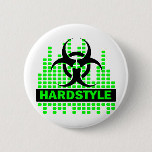 Hardstyleのテンポのデザイン 缶バッジ