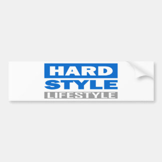 Hardstyleのライフスタイルのデザイン バンパーステッカー