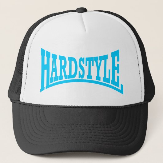 Hardstyleのロゴの青 キャップ (正面)