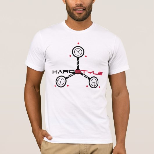 Hardstyleの技術は編集します Tシャツ (正面)