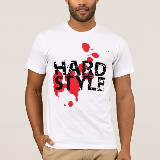 Hardstyleの(ばちゃばちゃ)跳ねるの激賞 Tシャツ (正面)