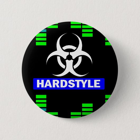 Hardstyleパターン 缶バッジ (正面)
