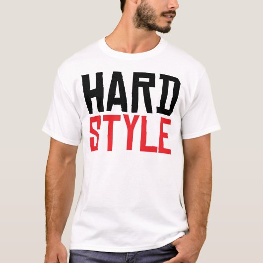 Hardstyle未加工V2 Tシャツ (正面)