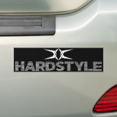 Hardstyle = My Style - Names In Hardstyle バンパーステッカー (車上)