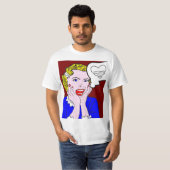 Hardtのポップ・アートのなティー Tシャツ (正面フル)