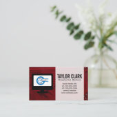 Hardware Electronics | IT Repair 名刺 (スタンド正面)