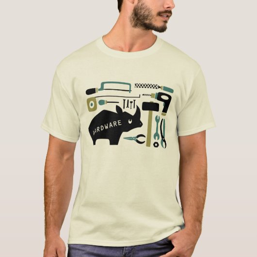 Hardware&Rhino Tシャツ (正面)